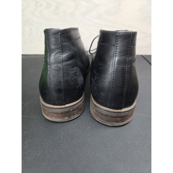 Moretti Black Label Men\'s SZ 13 D Glen Ankle Boot Leather Chelsea Black Lace Up main image 4